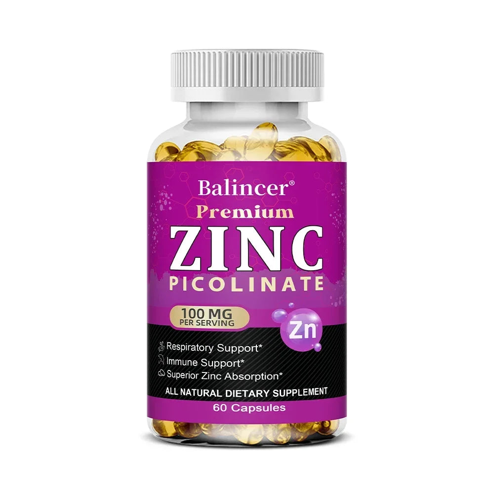 Zinc Picolinate 100 Mg - Superior Zinc Absorption Boosts