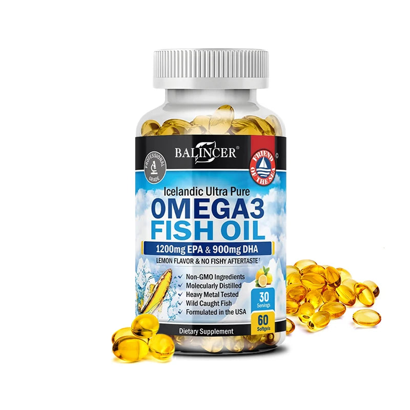 Strength Omega 3 Fish Oil 2250mg, Wild Caught,