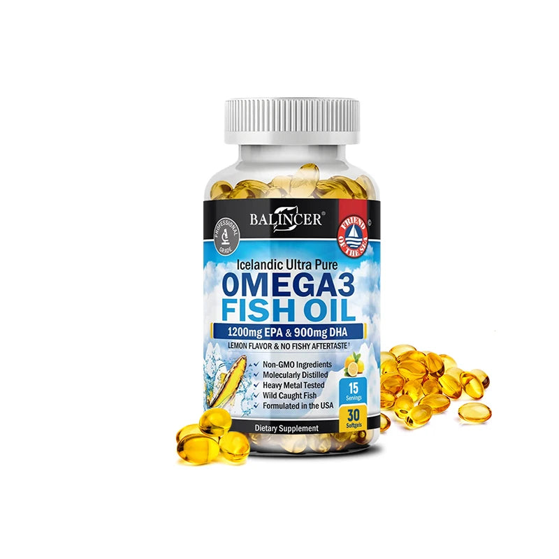 Strength Omega 3 Fish Oil 2250mg, Wild Caught,