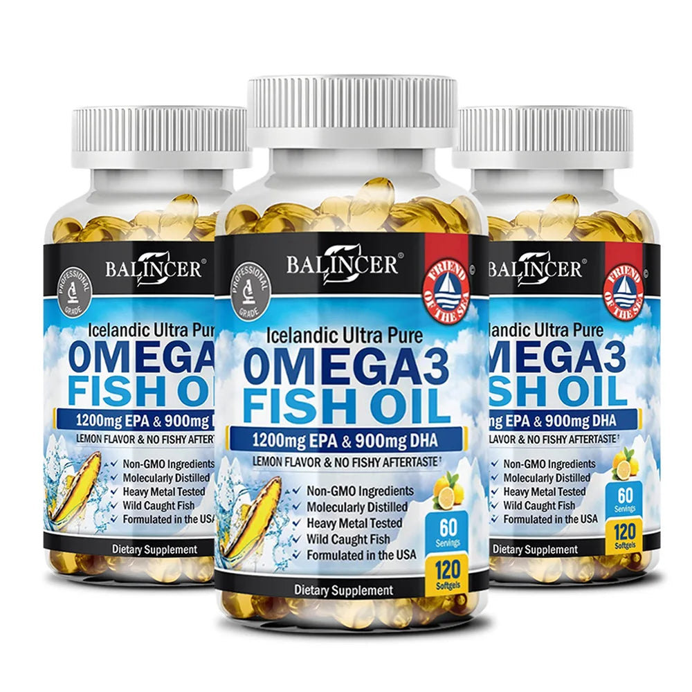 Strength Omega 3 Fish Oil 2250mg, Wild Caught,