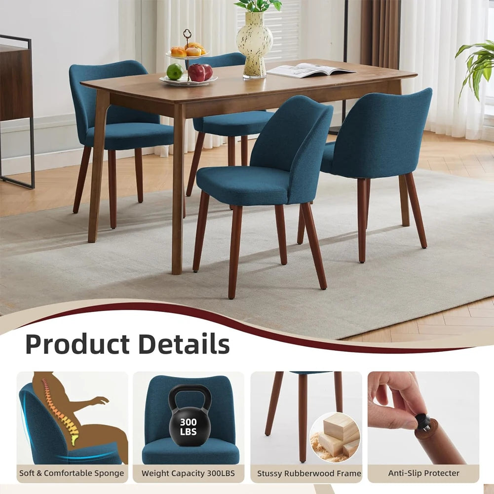 Leather Dining Chairs Set of 2