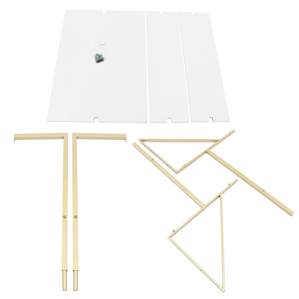 3 Tier Floating Shelves Desk