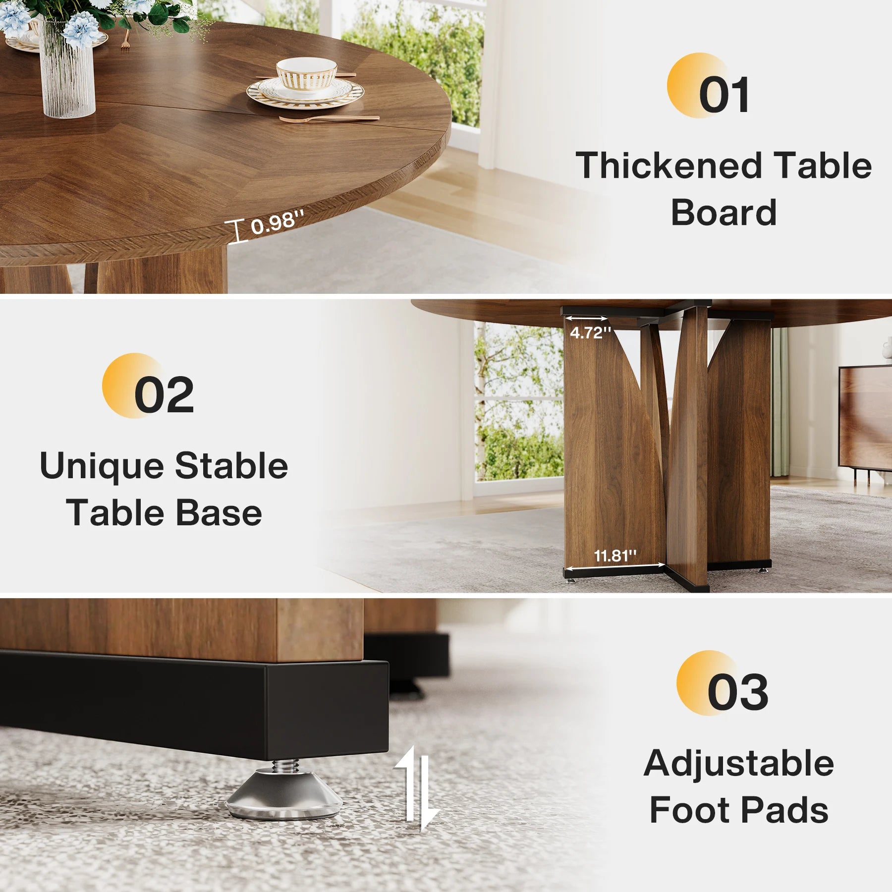 Round Conference Table