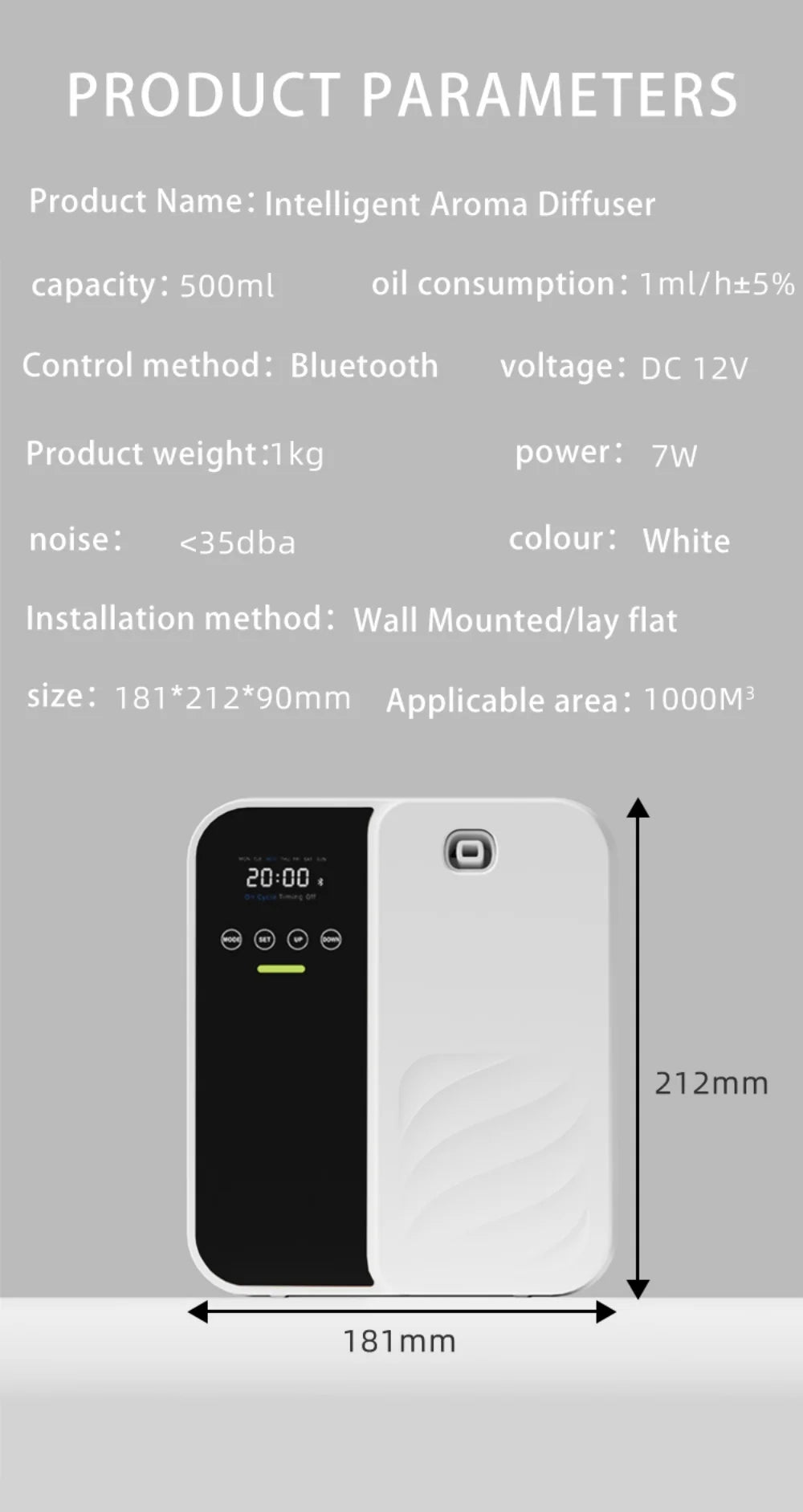 Aroma Diffuser 1000m³