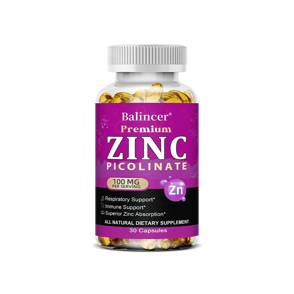 Zinc Picolinate 100 Mg - Superior Zinc Absorption Boosts