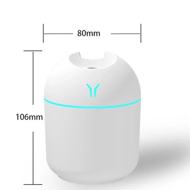 250ML USB Mini Air Humidifier Aroma Essential Oil Diffuser