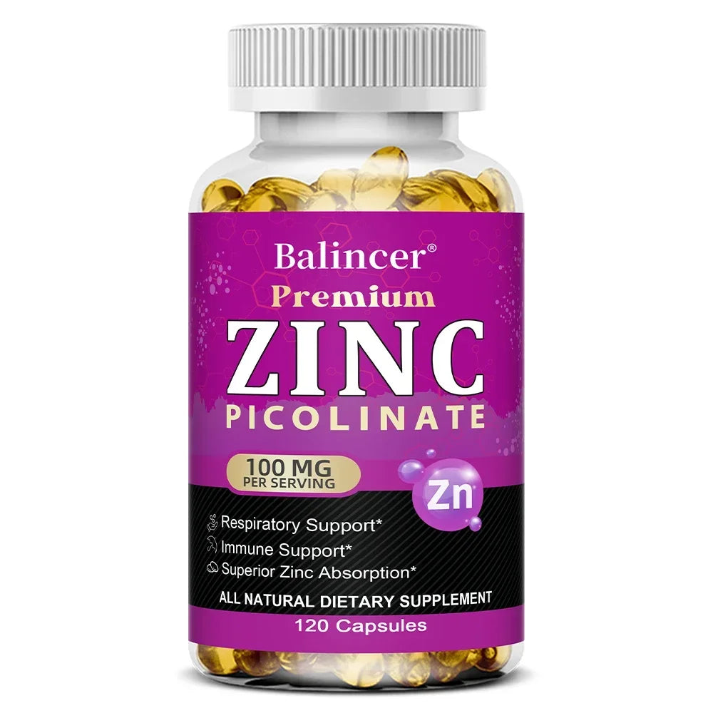 Zinc Picolinate 100 Mg - Superior Zinc Absorption Boosts