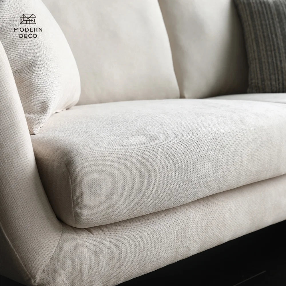 White Living Room 2 Seater