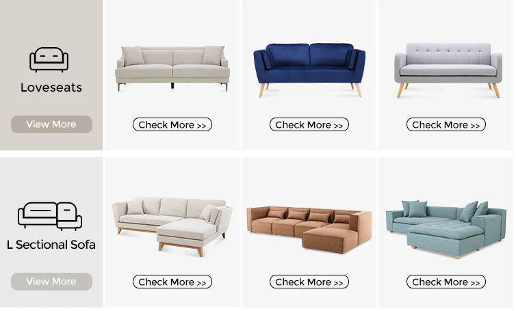 White Living Room 2 Seater