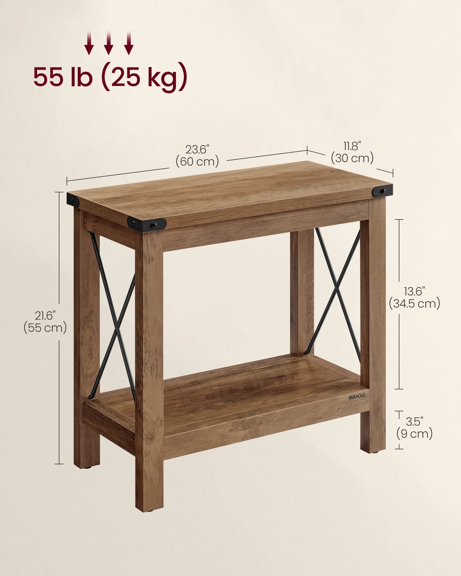 2-Tier End Table