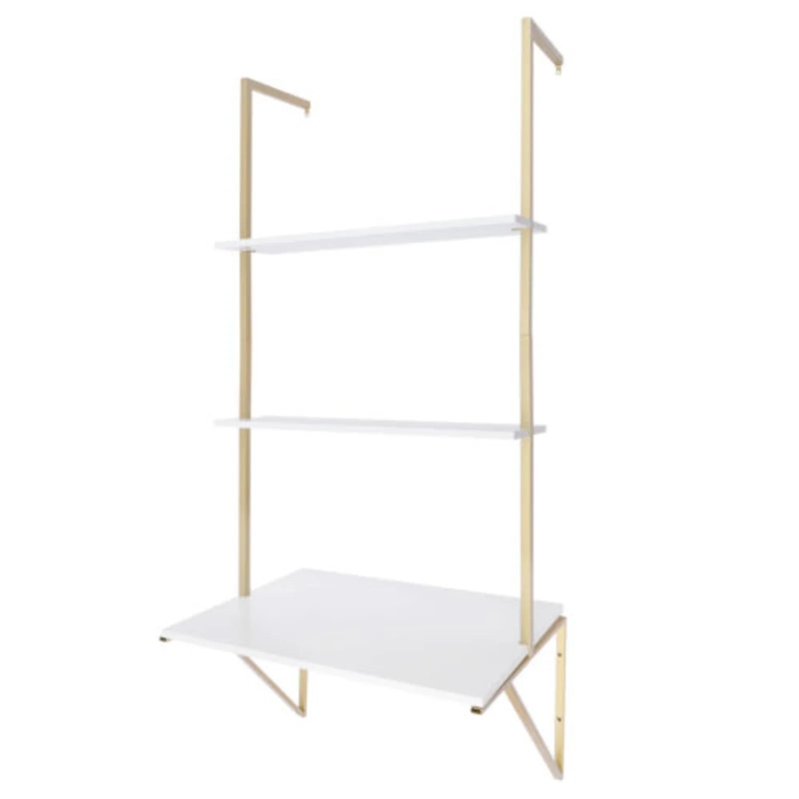 3 Tier Floating Shelves Desk