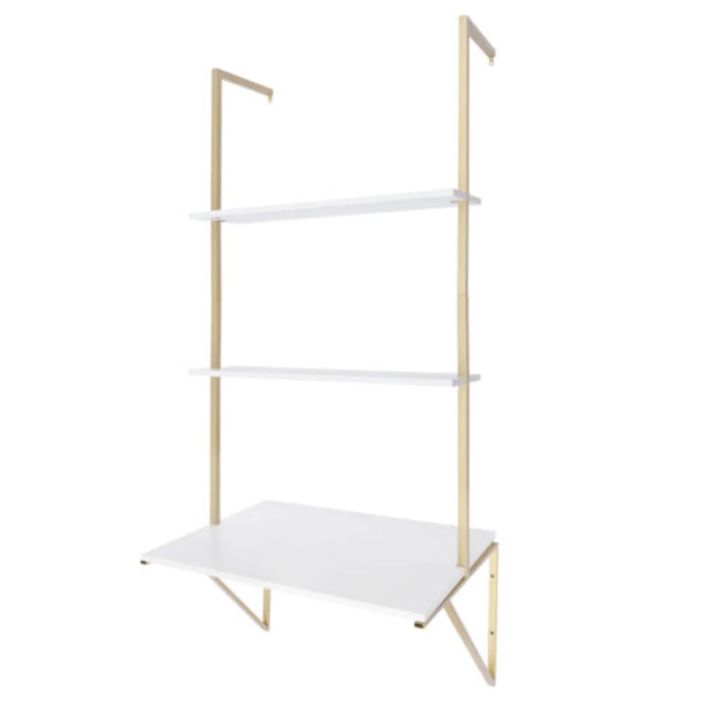 3 Tier Floating Shelves Desk