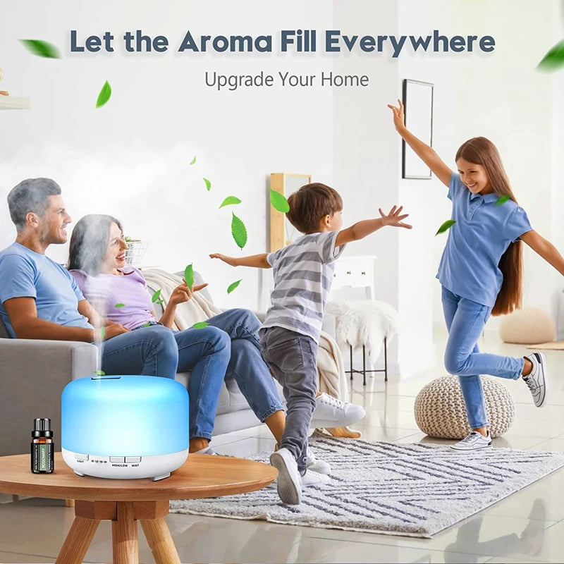 500ML Air Humidifier Essential Oil Diffuser